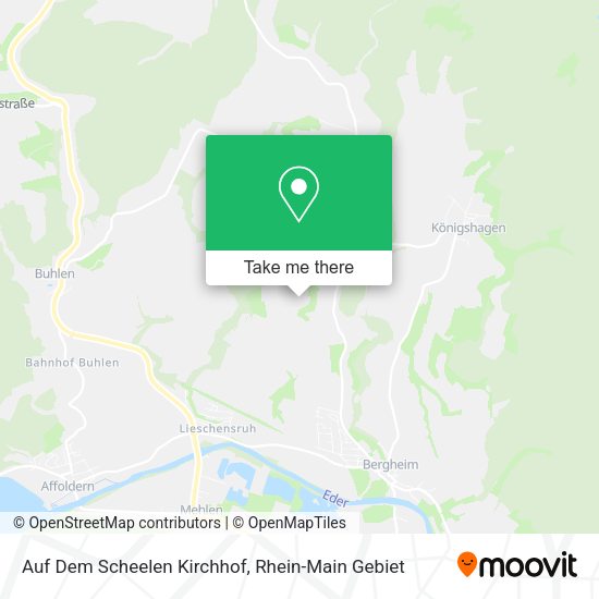 Карта Auf Dem Scheelen Kirchhof