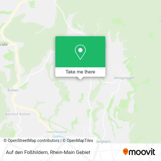 Карта Auf den Foßhildern