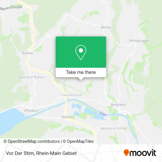 Карта Vor Der Stirn