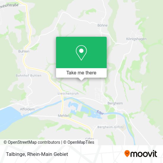 Карта Talbinge