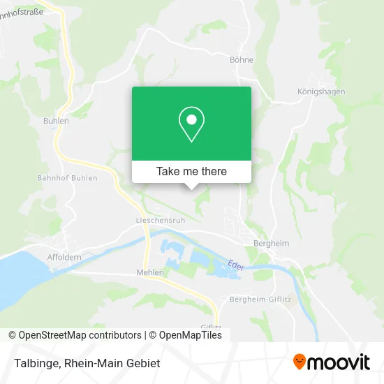 Карта Talbinge