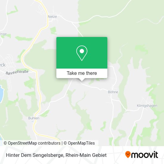 Карта Hinter Dem Sengelsberge