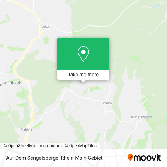 Карта Auf Dem Sengelsberge