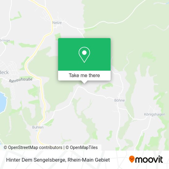 Карта Hinter Dem Sengelsberge