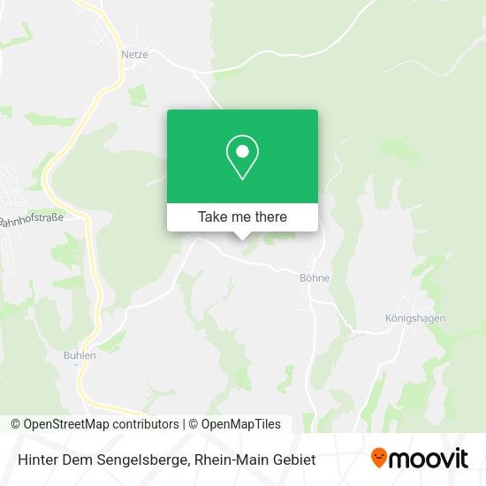 Карта Hinter Dem Sengelsberge