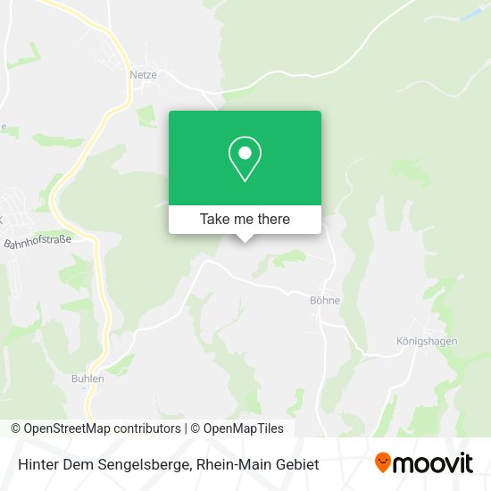 Карта Hinter Dem Sengelsberge