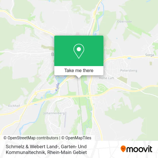 Карта Schmelz & Webert Land-, Garten- Und Kommunaltechnik