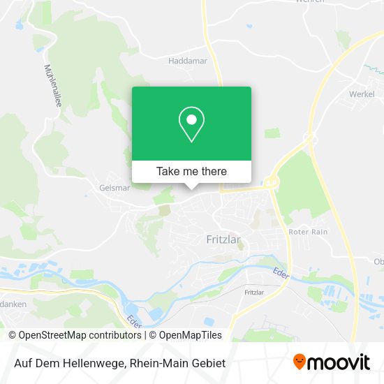 Карта Auf Dem Hellenwege