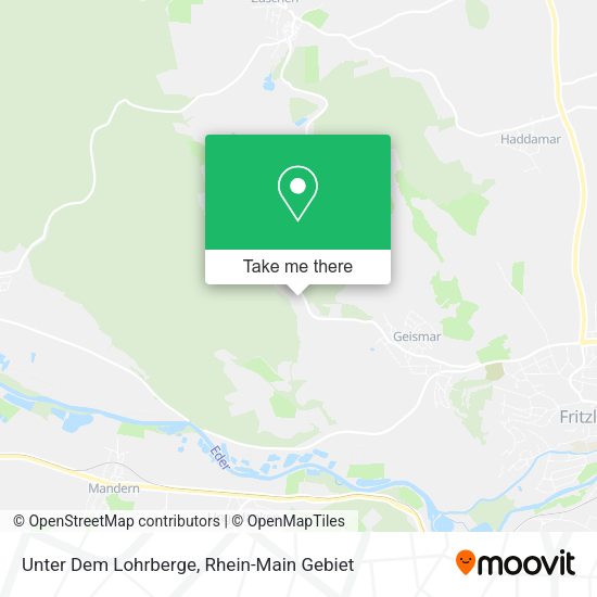Карта Unter Dem Lohrberge