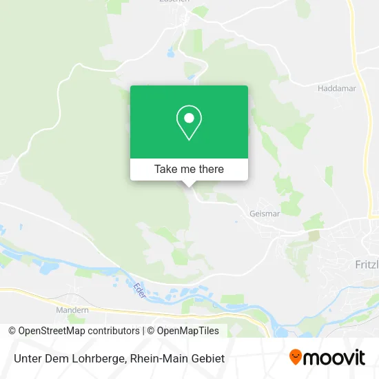 Карта Unter Dem Lohrberge