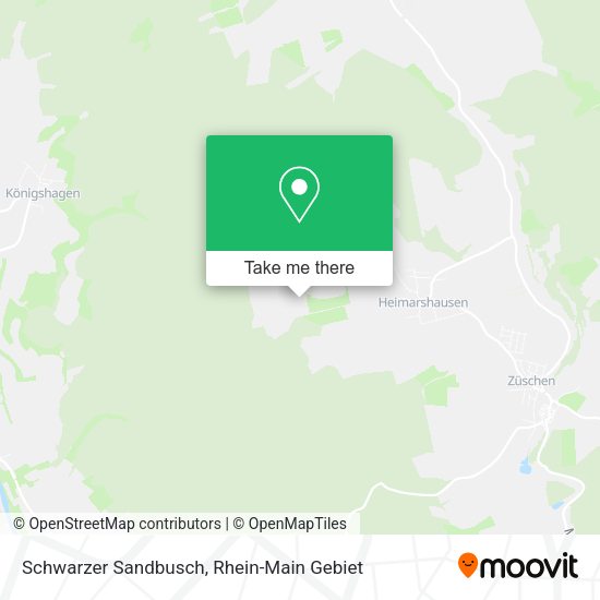 Карта Schwarzer Sandbusch