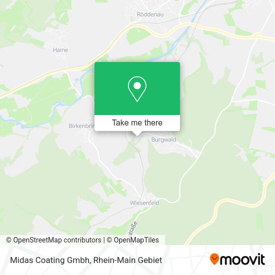 Карта Midas Coating Gmbh
