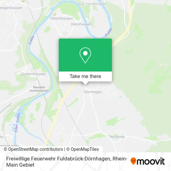 Карта Freiwillige Feuerwehr Fuldabrück-Dörnhagen