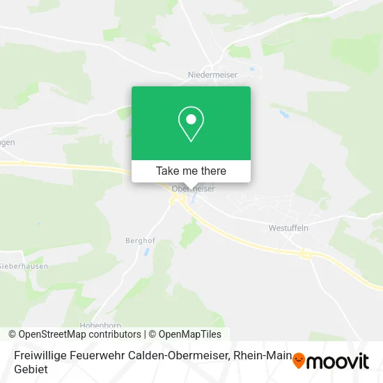 Карта Freiwillige Feuerwehr Calden-Obermeiser