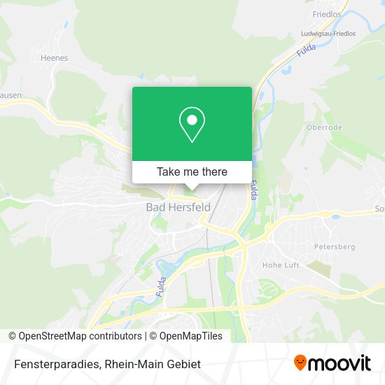 Fensterparadies map