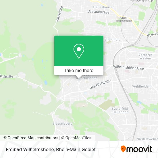 Карта Freibad Wilhelmshöhe