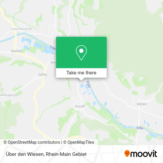 Карта Über den Wiesen