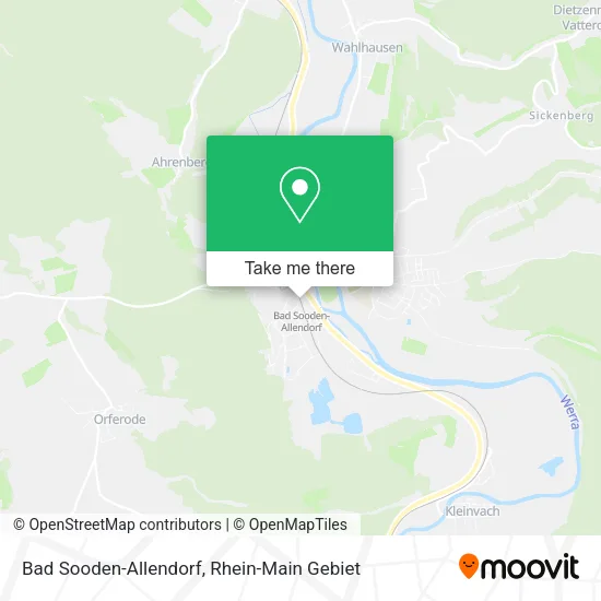 Bad Sooden-Allendorf map