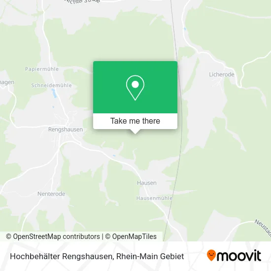 Карта Hochbehälter Rengshausen