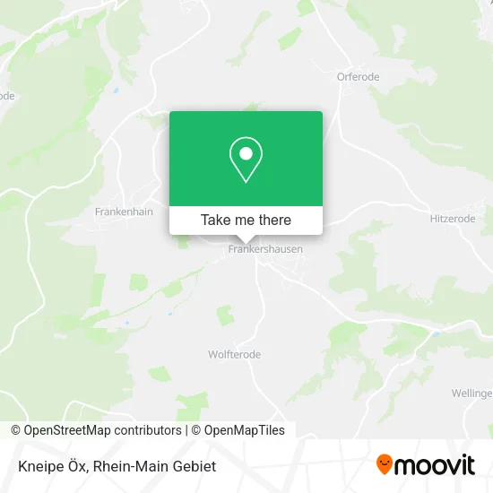 Карта Kneipe Öx