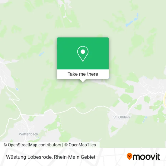 Карта Wüstung Lobesrode