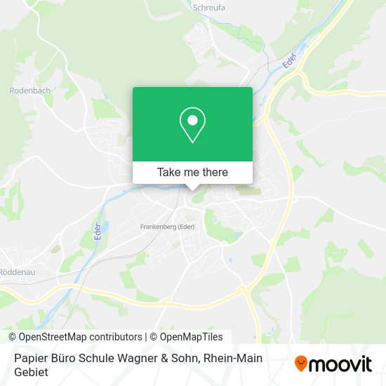 Карта Papier Büro Schule Wagner & Sohn