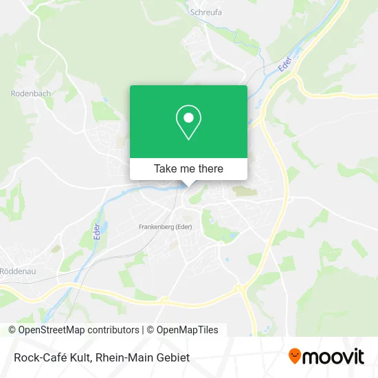 Карта Rock-Café Kult