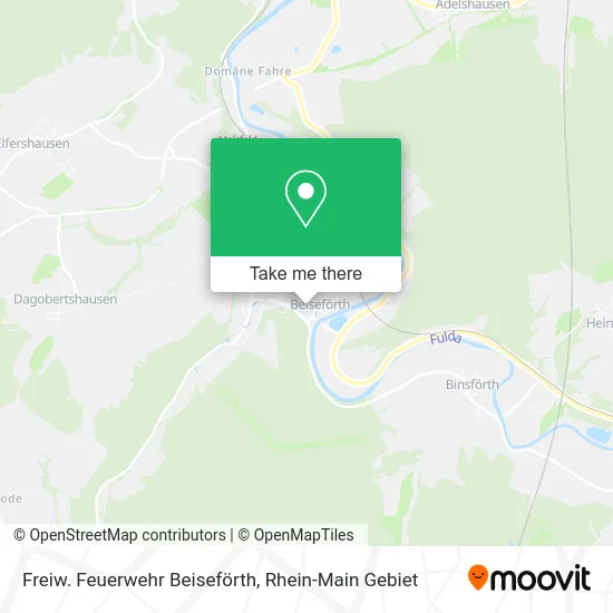 Карта Freiw. Feuerwehr Beiseförth