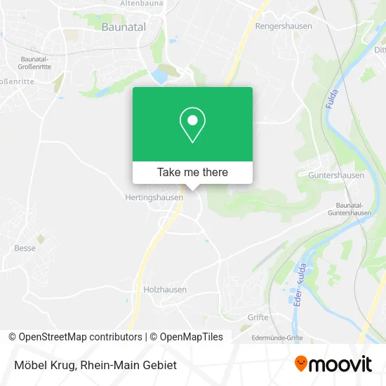 Карта Möbel Krug