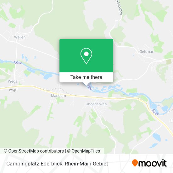 Карта Campingplatz Ederblick