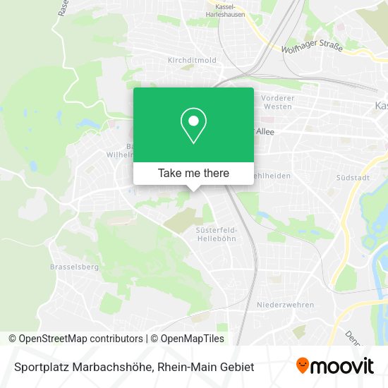 Карта Sportplatz Marbachshöhe