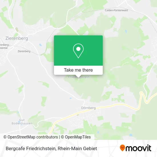 Карта Bergcafe Friedrichstein
