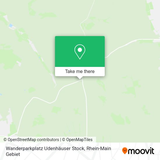 Карта Wanderparkplatz Udenhäuser Stock
