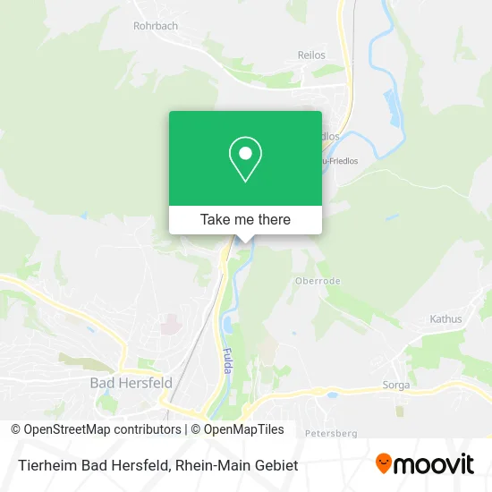 Карта Tierheim Bad Hersfeld