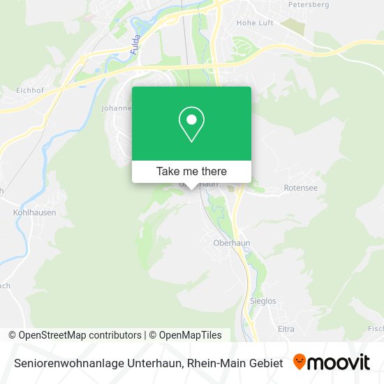 Карта Seniorenwohnanlage Unterhaun