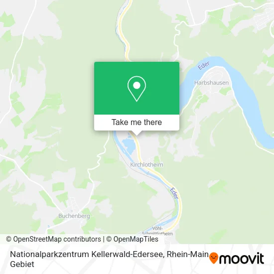 Карта Nationalparkzentrum Kellerwald-Edersee
