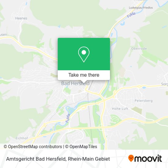 Карта Amtsgericht Bad Hersfeld