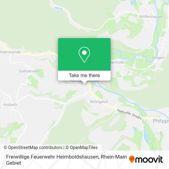 Карта Freiwillige Feuerwehr Heimboldshausen