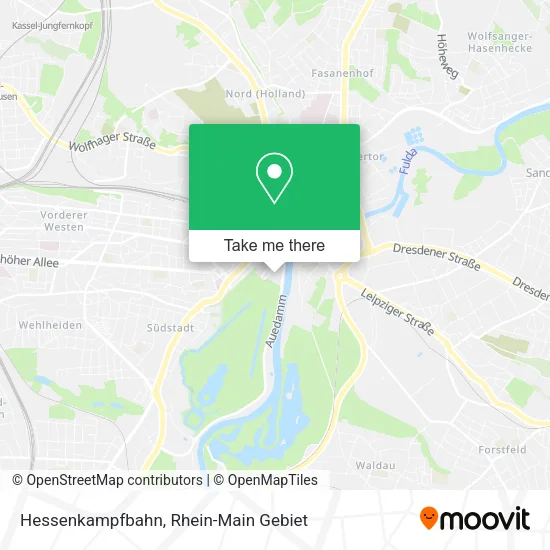 Карта Hessenkampfbahn