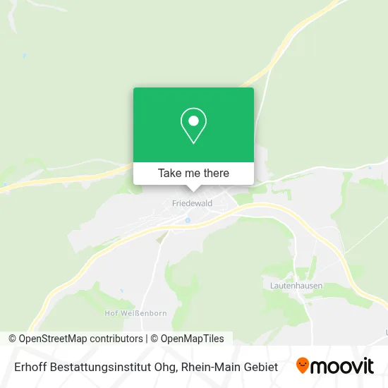 Erhoff Bestattungsinstitut Ohg map