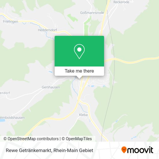 Карта Rewe Getränkemarkt