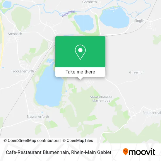 Карта Cafe-Restaurant Blumenhain