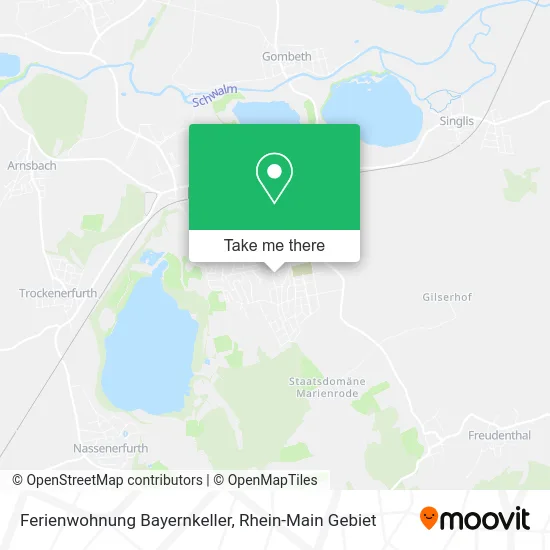 Карта Ferienwohnung Bayernkeller