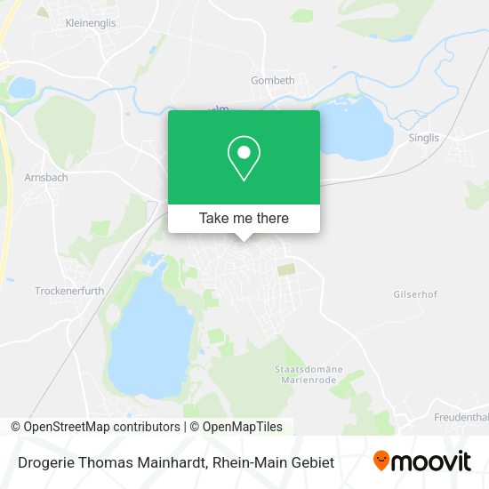 Карта Drogerie Thomas Mainhardt