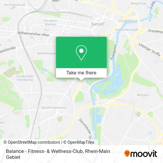 Карта Balance - Fitness- & Wellness-Club