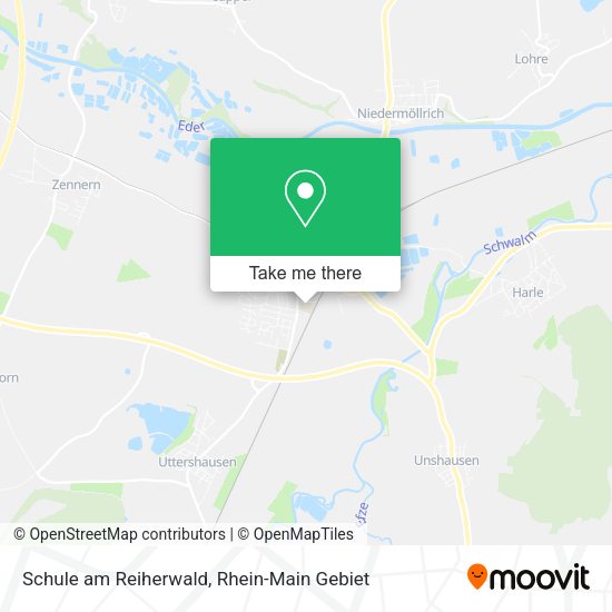 Карта Schule am Reiherwald