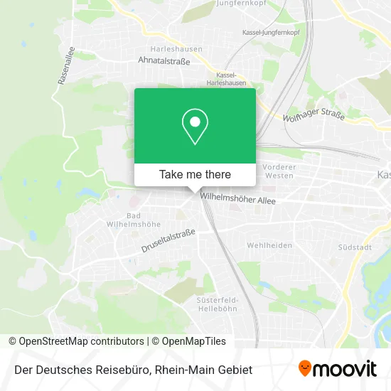 Карта Der Deutsches Reisebüro