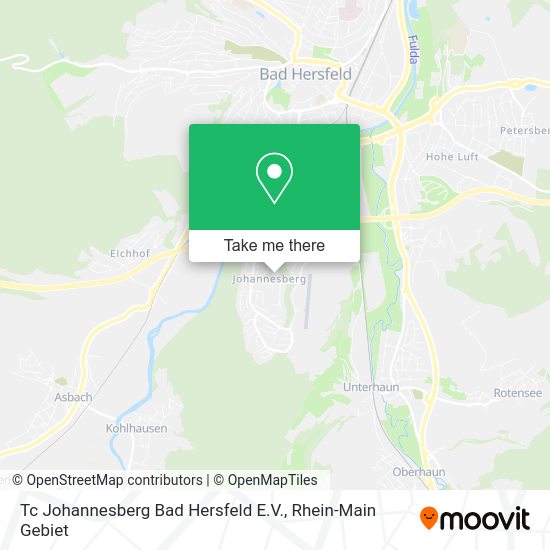 Карта Tc Johannesberg Bad Hersfeld E.V.