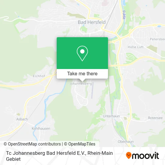 Карта Tc Johannesberg Bad Hersfeld E.V.