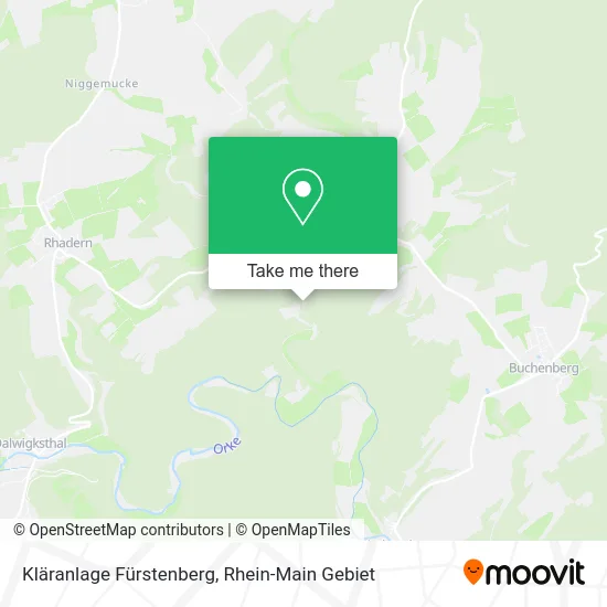 Карта Kläranlage Fürstenberg